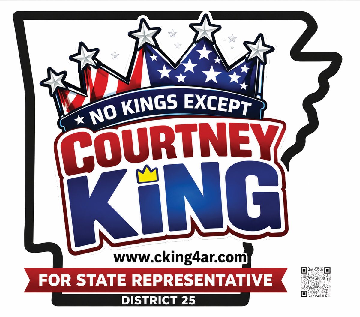 Courtney King for State Rep. Yard Sign